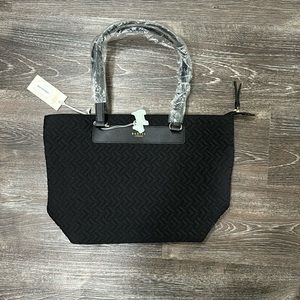 NWT Radley black quilted tote bag